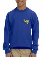 Riverside chest logo crewneck sweater